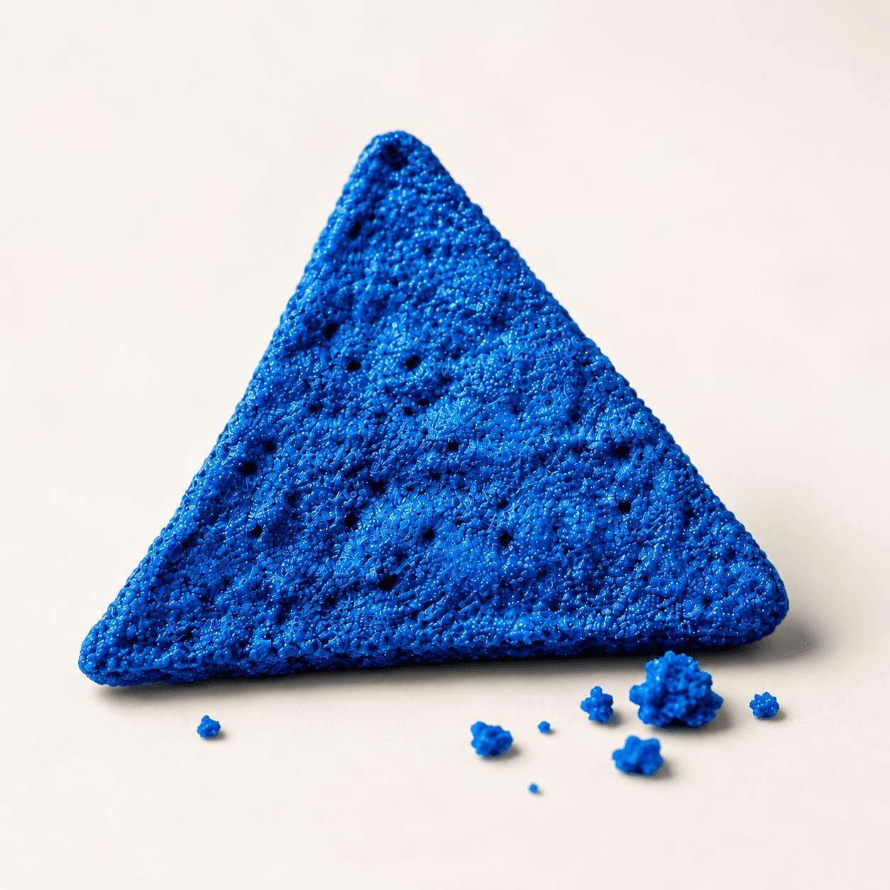 Bluechip specimen on laboratory surface
